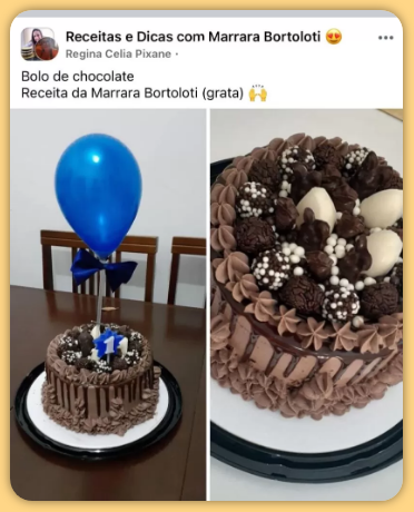 Curso Bolos Chocolatudos da Marrara Bortoloti